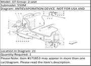 Ferrari Part 171853 COMPLETE PLASTIC HOSE