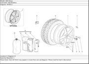 Ferrari Part 173522 BRIDGESTONE TYRE PRESSURE PLATE