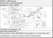 Ferrari Part 175967 MULTIFUNTIONAL VALVE CONTAINER