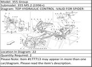 Ferrari Part 177713 SCREW FIXING VALVE TO PUMP