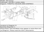 Ferrari Part 178592 L.H. FLEXIBLE EXTENSION