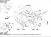 Ferrari Part 178879 COMPLETE PEDAL SUPPORT