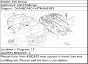 Ferrari Part 182855 DASHBOARD CONNECTION CABLES