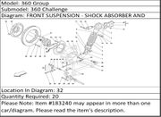Ferrari Part 183240 BUSHING