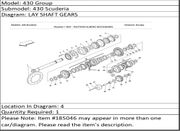 Ferrari Part 185046 REGISTER RING