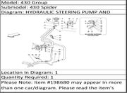Ferrari Part 198680 COMPLETE HYDRAULIC PUMP