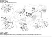 Ferrari Part 201584 BRAKE PIPE FROM REAR PUMP TO CONTROL STATION