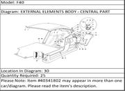 Ferrari Part 40341802 RIVET L. 3,2 X L. 17