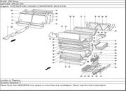 Ferrari Part 60580600 R.H. UPPER INSULATION - GTB