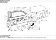 Ferrari Part 60633400 OUTER HANDLE FOR LEFT DOOR