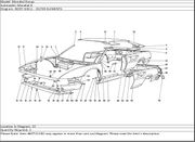 Ferrari Part 60722200 REINFORCEMENT REAR LICENSE PLATE