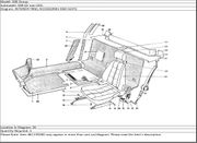 Ferrari Part 61135000 DX CENTRAL COLUMN MOLDING. GTS