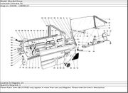Ferrari Part 61219900 R.H. MOULDING