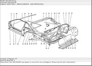 Ferrari Part 61266000 BOTTON PLATE FOR REAR RIB (T.A.)