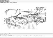 Ferrari Part 61352000 L.H. PILLAR FOR REAR FENDER (4V.)