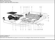 Ferrari Part 61493700 SOUND INSULATION FOR REAR CENTRAL RIGHT FLOOR