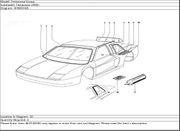 Ferrari Part 61538900 R.H. LOWER FRAME