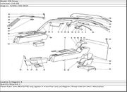 Ferrari Part 61610700 SUN VISOR GTS - OFF