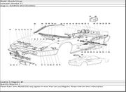 Ferrari Part 61682200 MOULDING R.H. (CAB.)