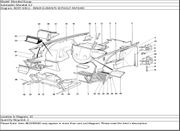Ferrari Part 61698600 FRONT R.H. PANEL WORK