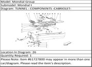 Ferrari Part 61727800 BRACKET