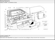 Ferrari Part 61805500 L.H. INTERIOR HANDLE