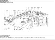 Ferrari Part 62076100 R.H. LOWER PLATE