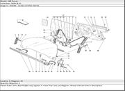 Ferrari Part 62153400 L.H. GLASS INNER GASKET
