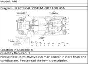 Ferrari Part 62425500 CABLES FOR SENSORS