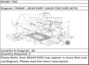 Ferrari Part 62453300 BRACKET