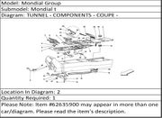 Ferrari Part 62635900 UPPER FRONT PLATE