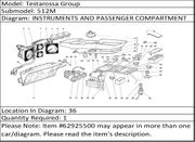Ferrari Part 62925500 SPEEDOMETER KNOB