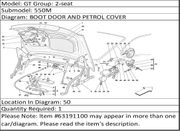 Ferrari Part 63191100 LID ACTUATOR