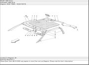 Ferrari Part 63312600 UPPER MOLDING FOR WINDSHIELD