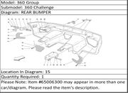 Ferrari Part 65006300 R.H. GRILL