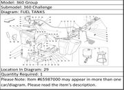 Ferrari Part 65987000 LH FRONT BRACKET