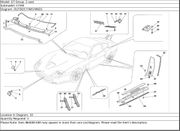 Ferrari Part 66081400 COMPLETE AIR INTAKE GRILLE