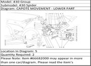 Ferrari Part 66682000 PIN