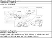 Ferrari Part 67136300 L.H. UPPER BRACKET