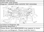 Ferrari Part 68938000 GASKET