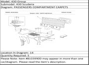 Ferrari Part 81039900 PARAGRAPH THICKNESS
