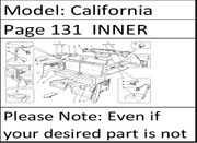 California Page 131  INNER TRIMS