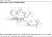 Dino 246 Page 104  BODY SHELL  INNER ELEMENTS