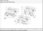 Dino 246 Page 116  FUSES AND RELAYS