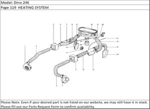 Dino 246 Page 119  HEATING SYSTEM