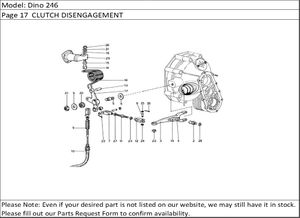 Dino 246 Page 17  CLUTCH DISENGAGEMENT