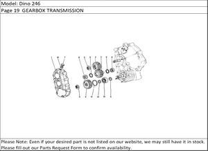 Dino 246 Page 19  GEARBOX TRANSMISSION