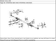 Dino 246 Page 30  STEERING BOX AND STEERING LINKAGES