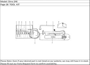 Dino 246 Page 38  TOOL  KIT