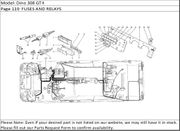 Dino 308 GT4 Page 119  FUSES AND RELAYS